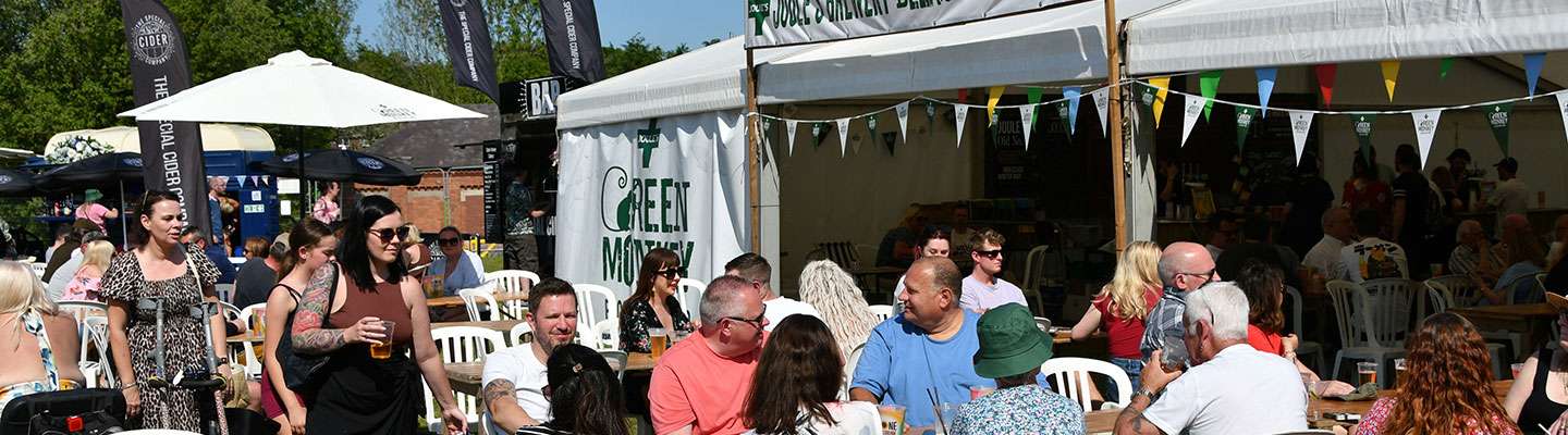 Joules brewery tent